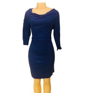 Old Navy Sz Small Cowl Neck Blue Casual Dress